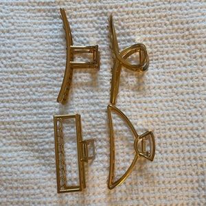 Set of 4 Metal Claw Clips